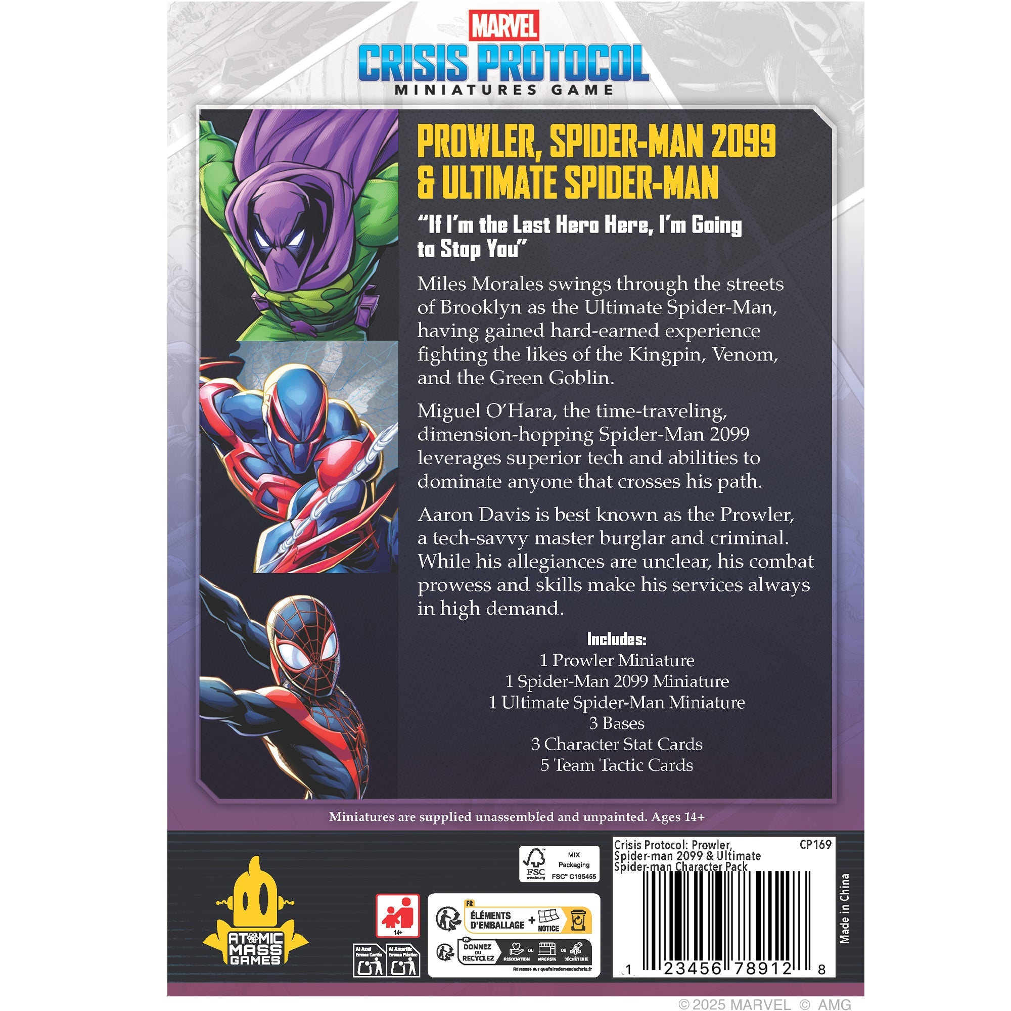 Marvel Crisis Protocol: Prowler, Spider-Man 2099 & Ultimate Spider-Man