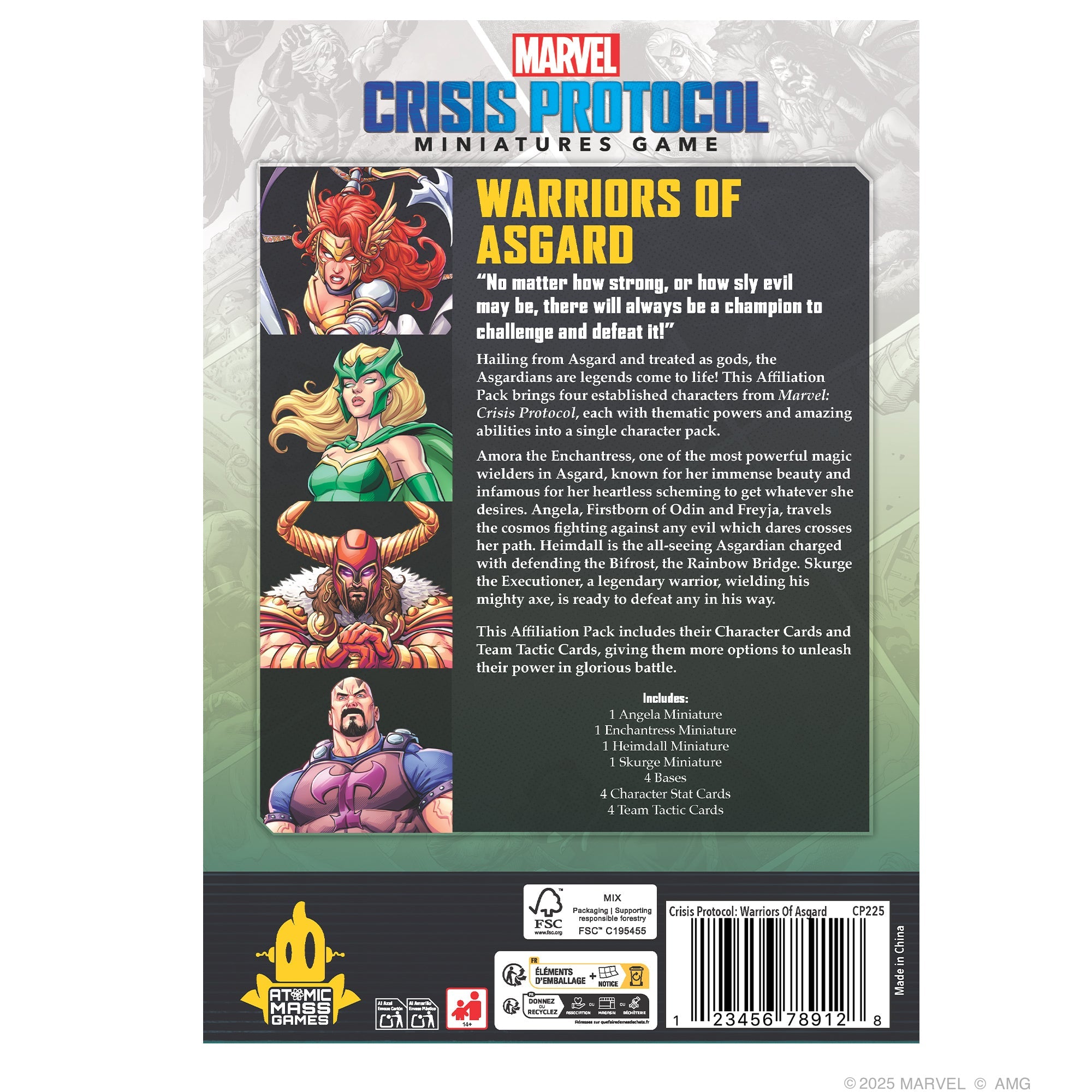 Marvel Crisis Protocol: Warriors of Asgard Affiliation Pack