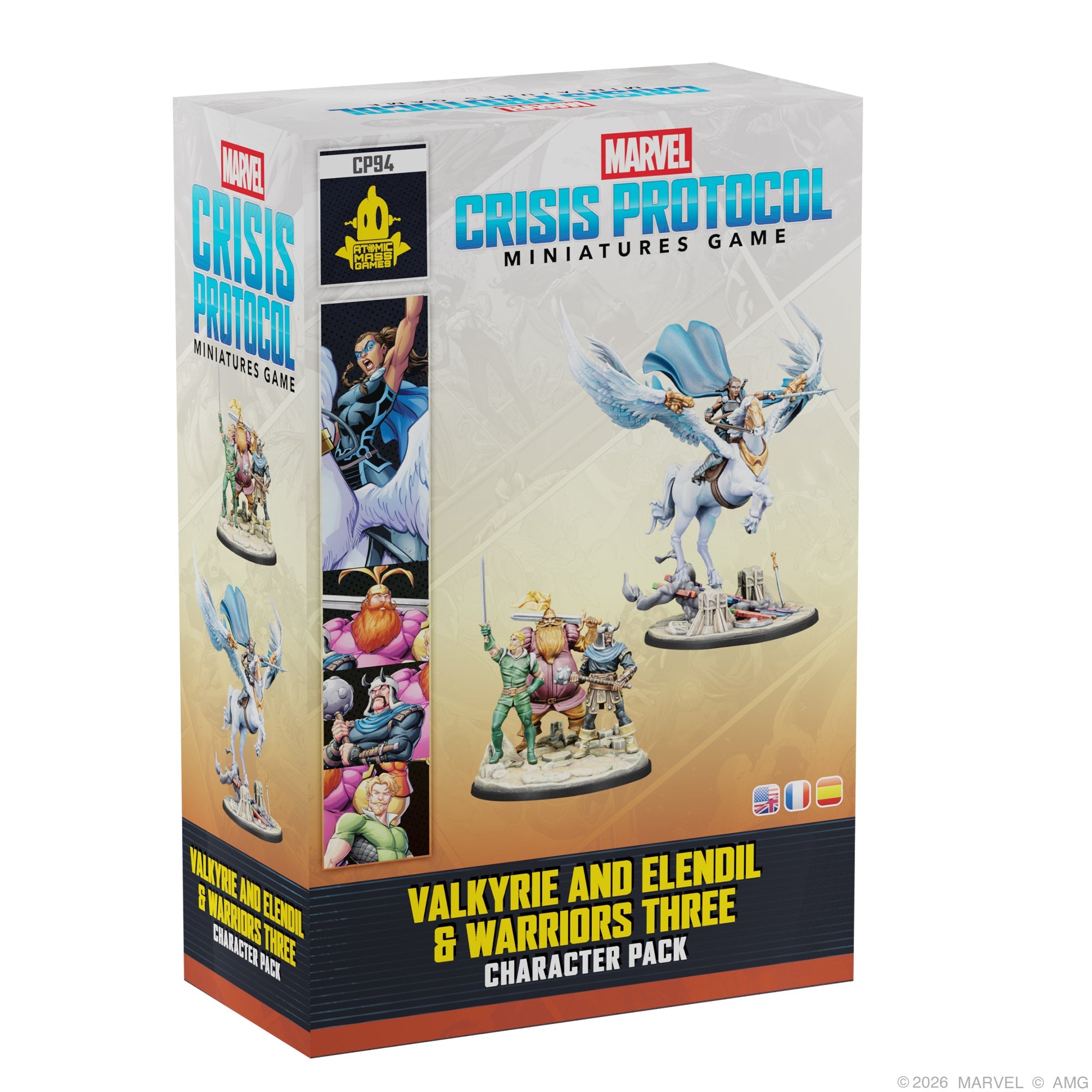 Marvel Crisis Protocol: Valkyrie on Elendil & Warriors Three