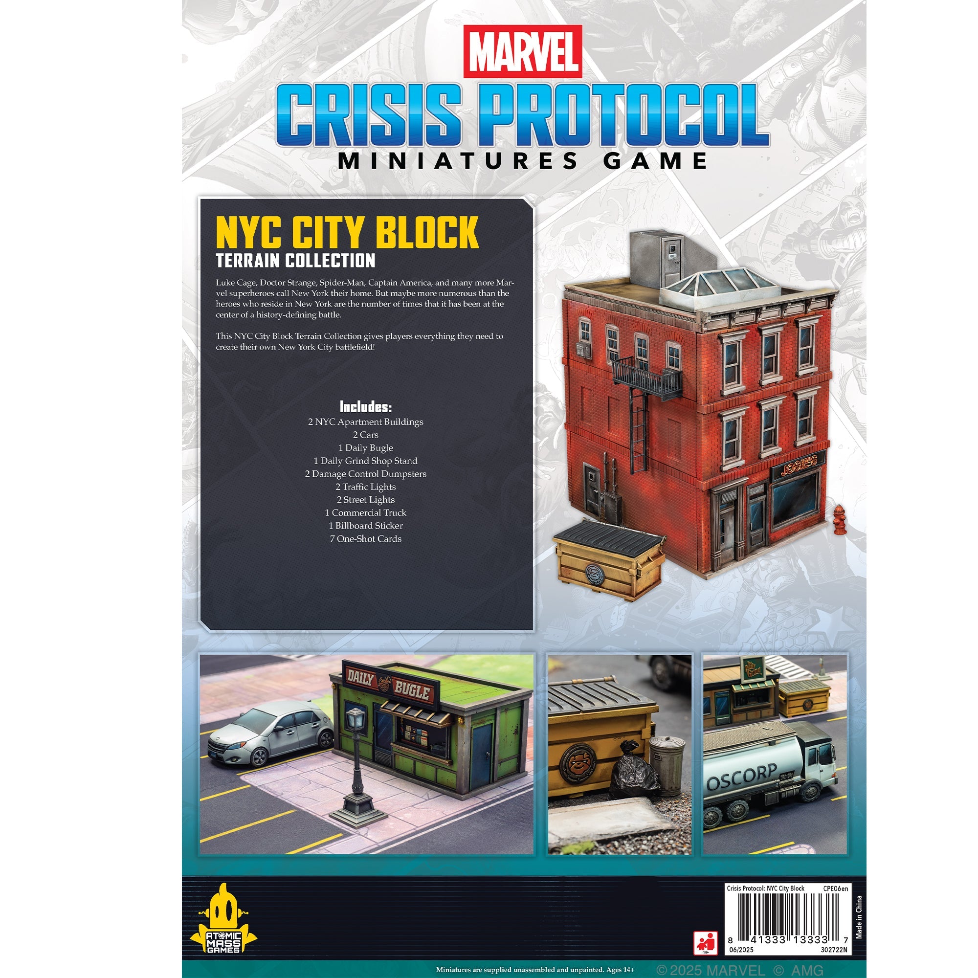 Marvel Crisis Protocol: NYC City Block Terrain Collection