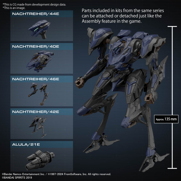 30MM Armored Core VI Fires of Rubicon Schneider Nachtreiher/40E Steel Haze [Q4 2024]