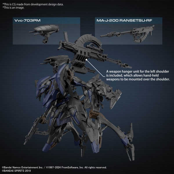 30MM Armored Core VI Fires of Rubicon Schneider Nachtreiher/40E Steel Haze [Q4 2024]