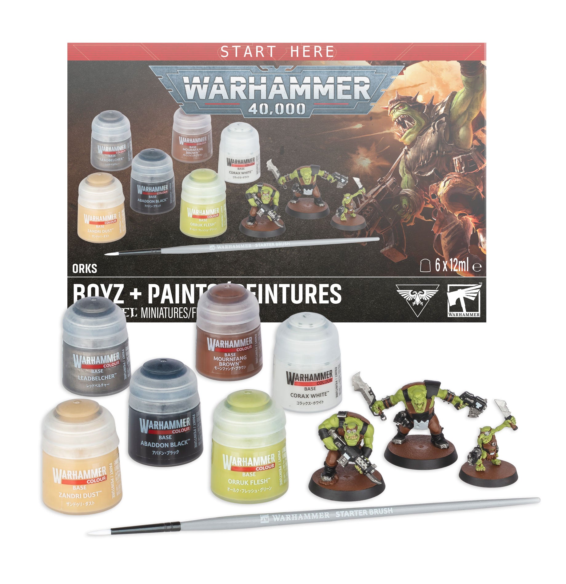 Warhammer 40K: Orks: Boyz + Paints [July 25]