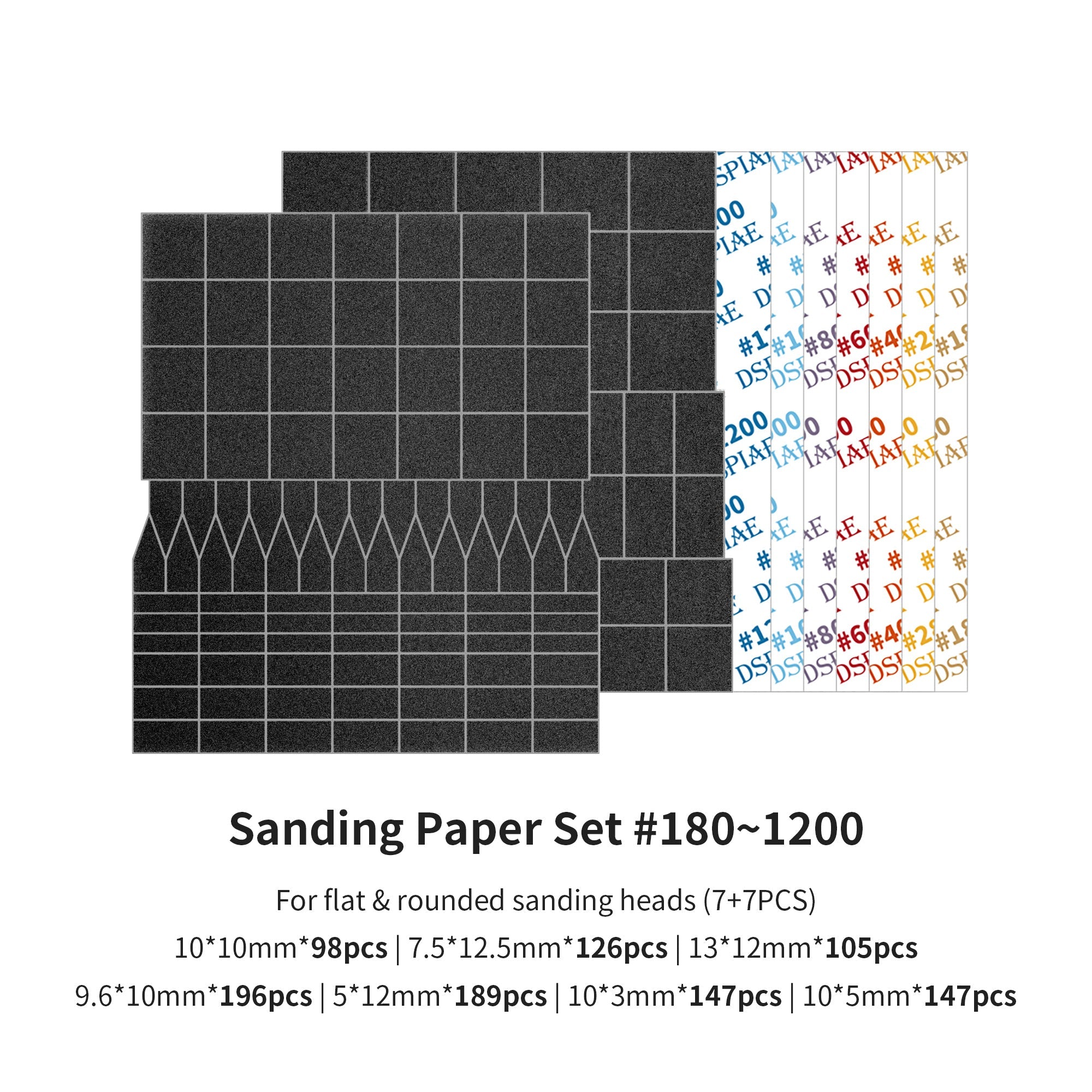 DSPIAE: MSP-ESS Full Grid Sanding Paper for Reciprocating Sanding Tool