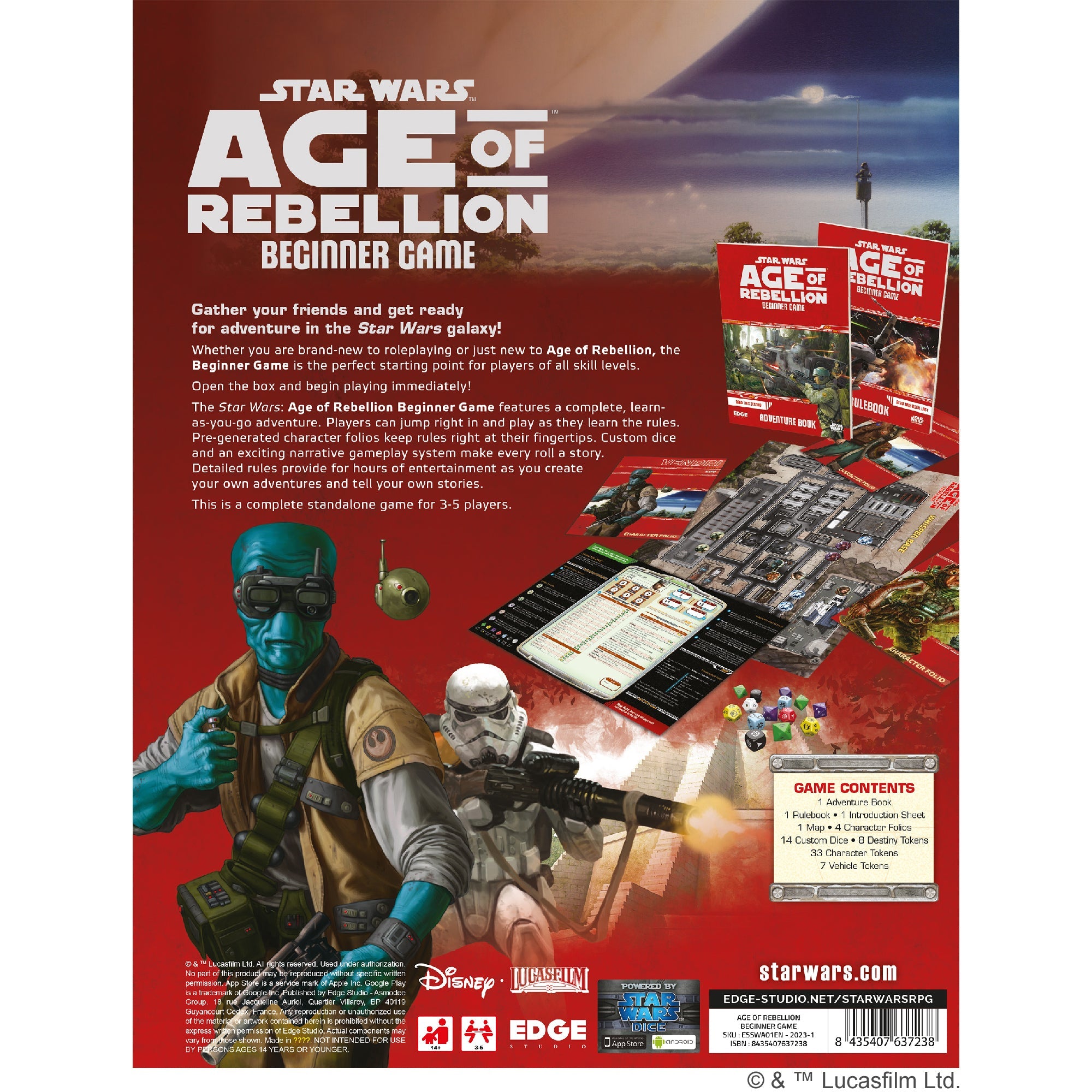 Star Wars Roleplaying - Age of Rebellion: Beginner Game