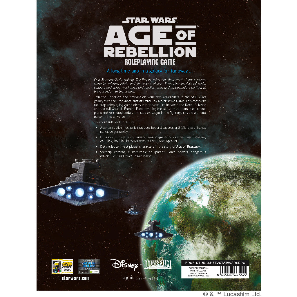 Star Wars Roleplaying - Age of Rebellion: Core Rulebook