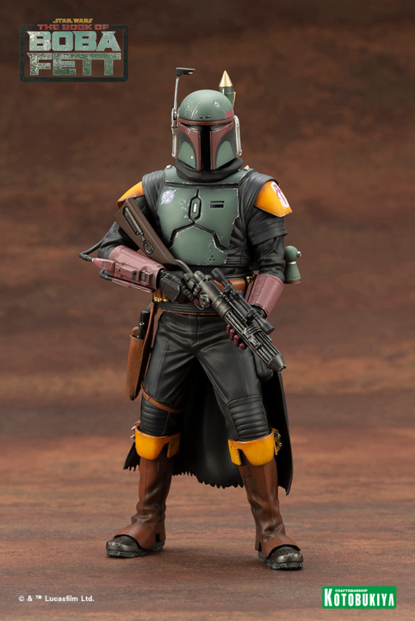 Kotobukiya: The Book of Boba Fett ARTFX+ BOBA FETT - Star Wars - 1/10 Scale Pre-Painted Figure