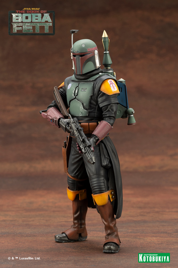 Kotobukiya: The Book of Boba Fett ARTFX+ BOBA FETT - Star Wars - 1/10 Scale Pre-Painted Figure