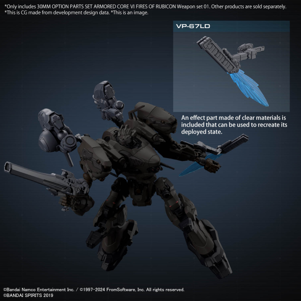 30MM Armored Core VI Fires of Rubicon Weapon Set 01 [Q4 2024]