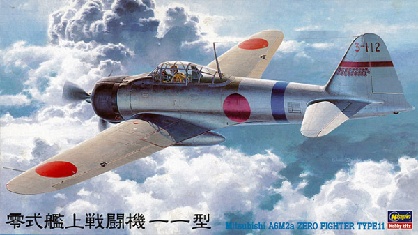 Hasegawa [JT42] 1:48 Mitsubishi A6M2A Zero Fighter Type 11