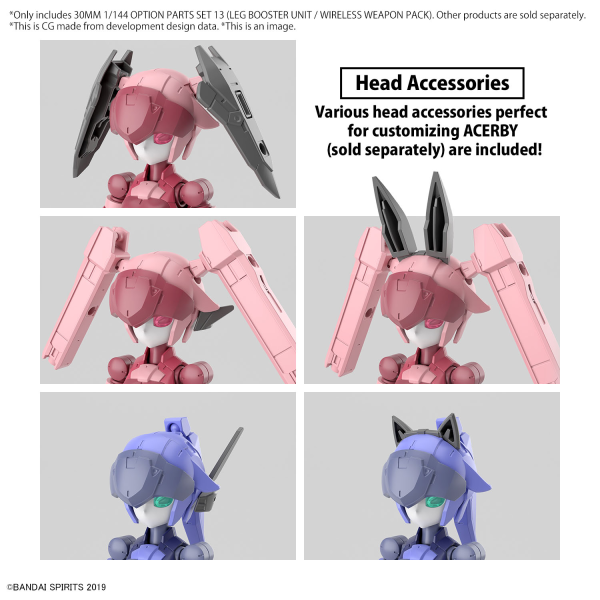 30MM Option Parts Set 13 (Leg Booster Unit / Wireless Weapon Pack)