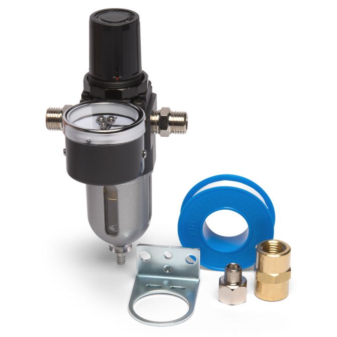 Iwata FA600DH Moisture Filter with Pressure Regulator and Gauge