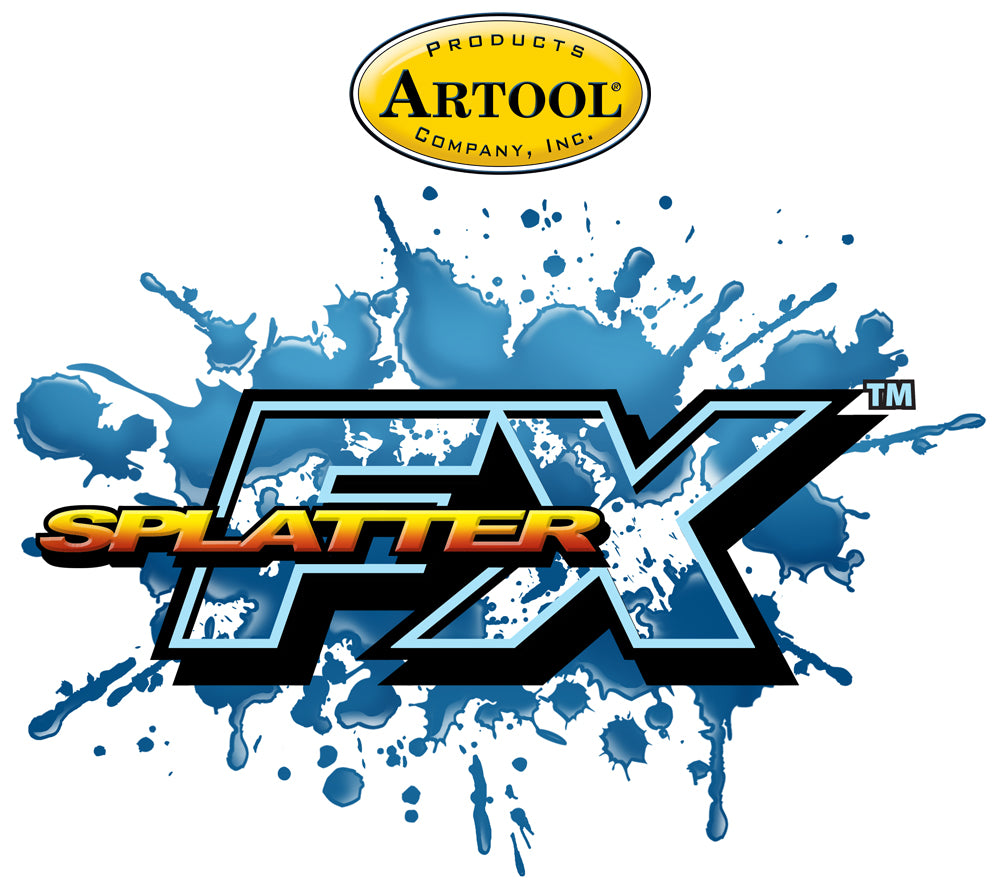 Iwata FHSFX1 Artool Splatter FX Freehand Airbrush Template by Gerald Mendez
