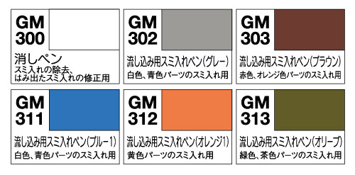 GMS122 Pour Type Markers Gundam Marker Set