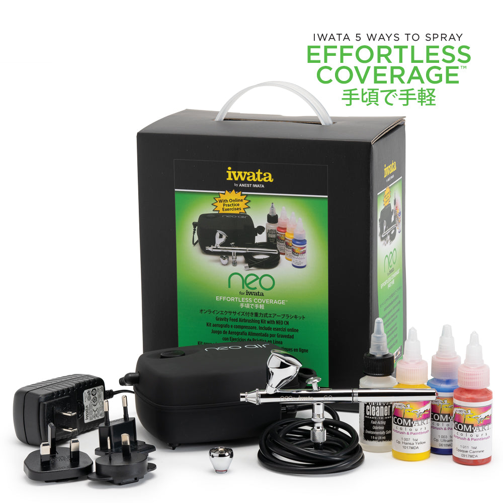 Iwata NEO CN Gravity Feed Airbrushing Kit