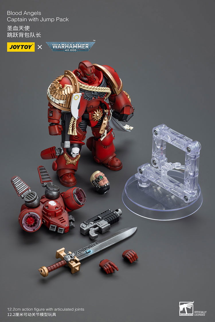 Joytoy: Blood Angels Captain With Jump Pack