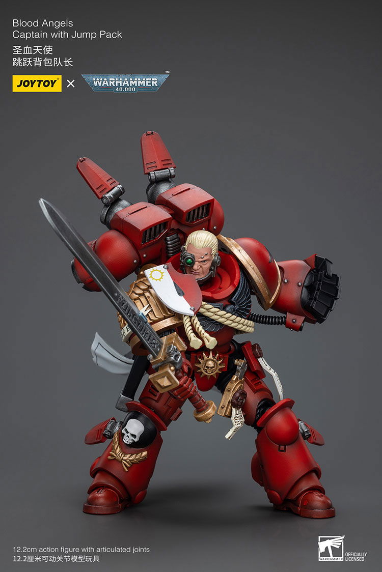 Joytoy: Blood Angels Captain With Jump Pack