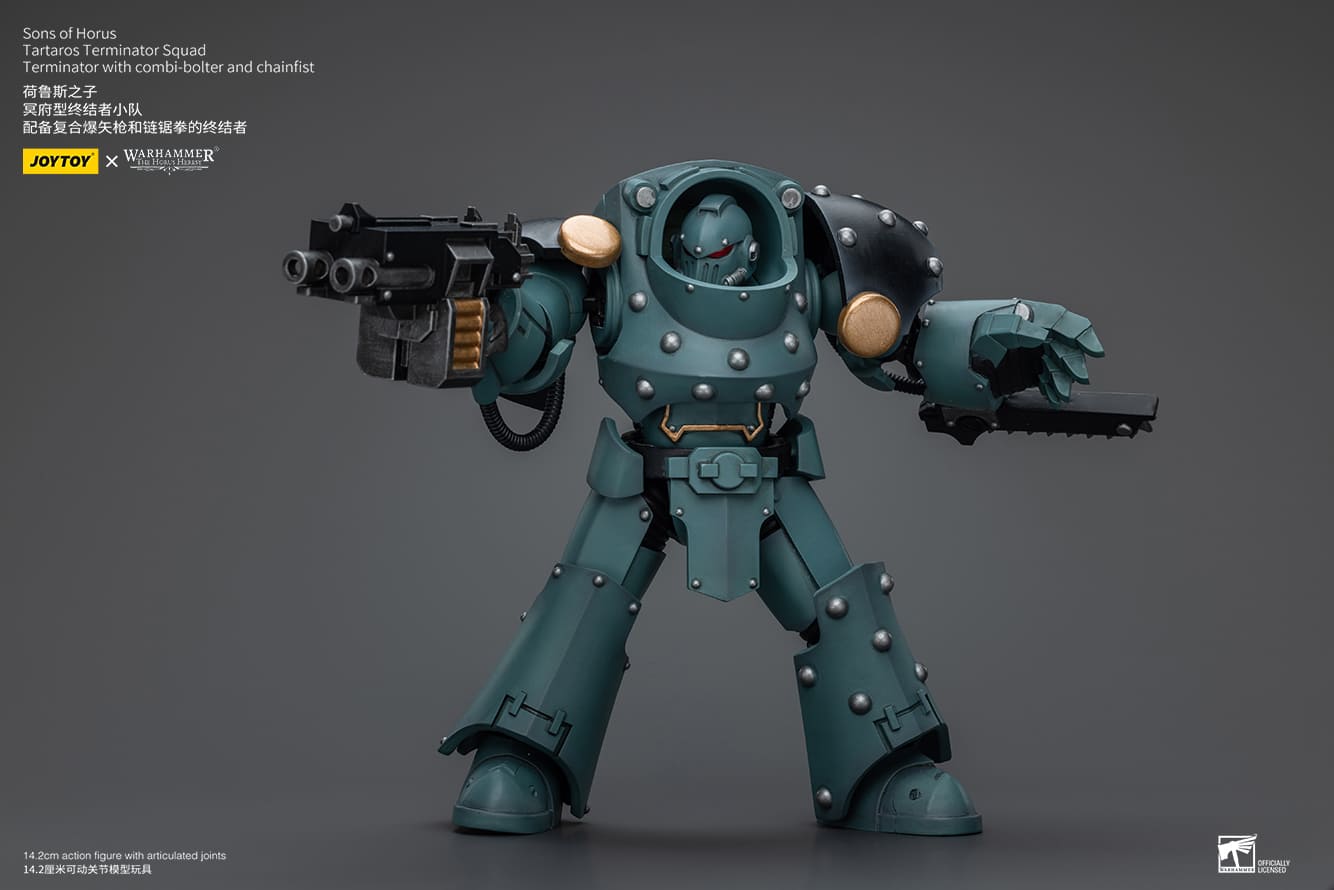 Joytoy: Sons of Horus Tartaros Terminator Squad Terminator With Combi-Bolter And Chainfist