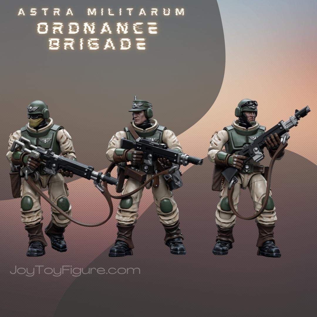 Joytoy: Astra Militarum Ordnance Team with Malleus Rocket Launcher