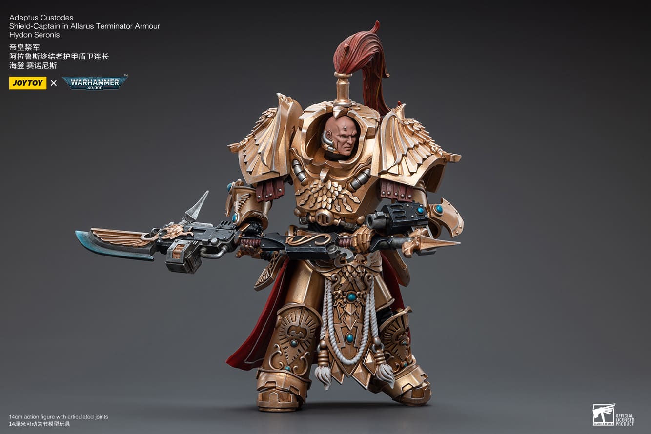 Joytoy: Adeptus Custodes Shield-Captain in Allarus Terminator Armour Hydon Seronis
