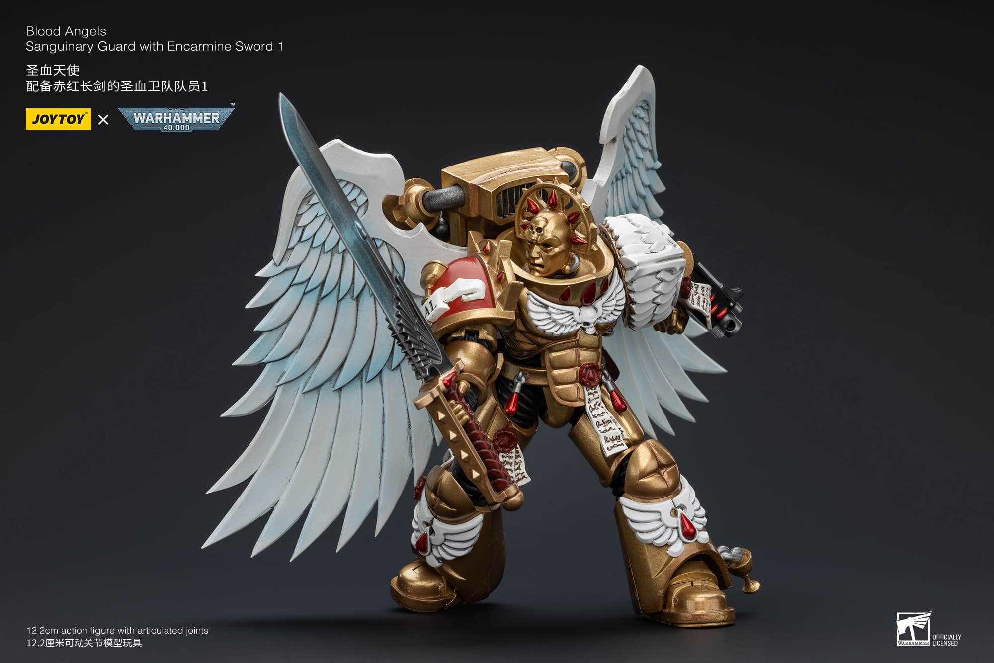 Joytoy: Blood Angels Sanguinary Guard with Encarmine Sword 1