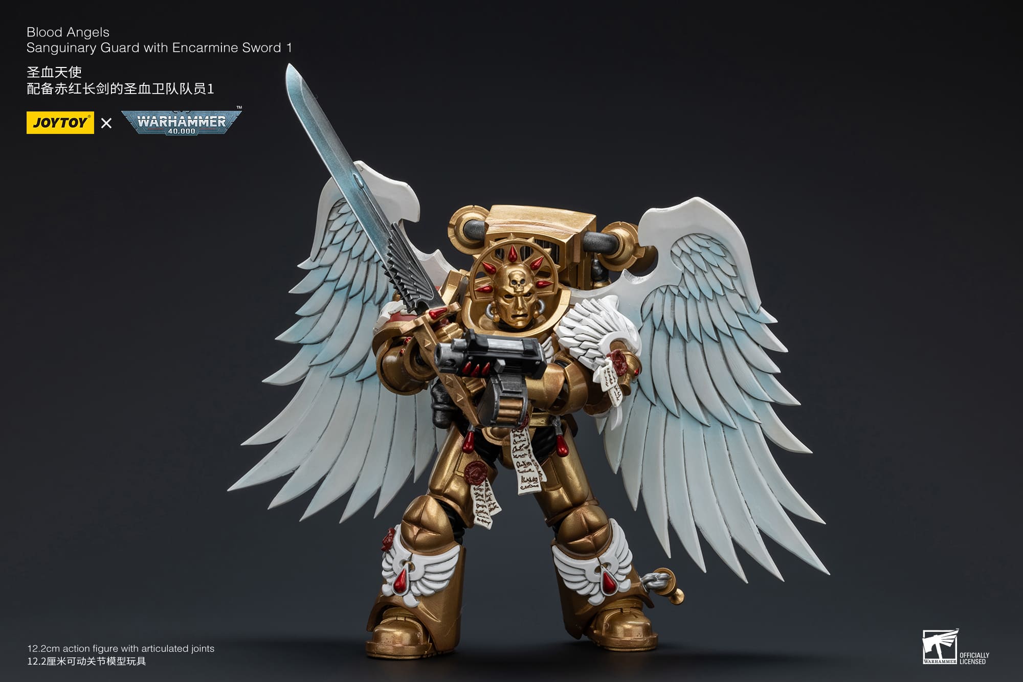 Joytoy: Blood Angels Sanguinary Guard with Encarmine Sword 1
