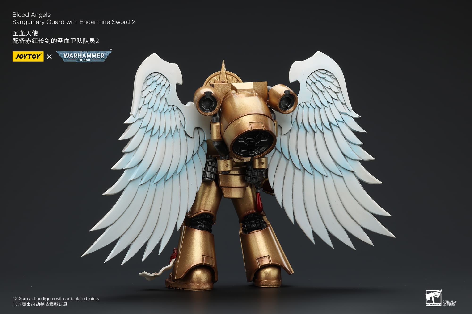 Joytoy: Blood Angels Sanguinary Guard with Encarmine Sword 2