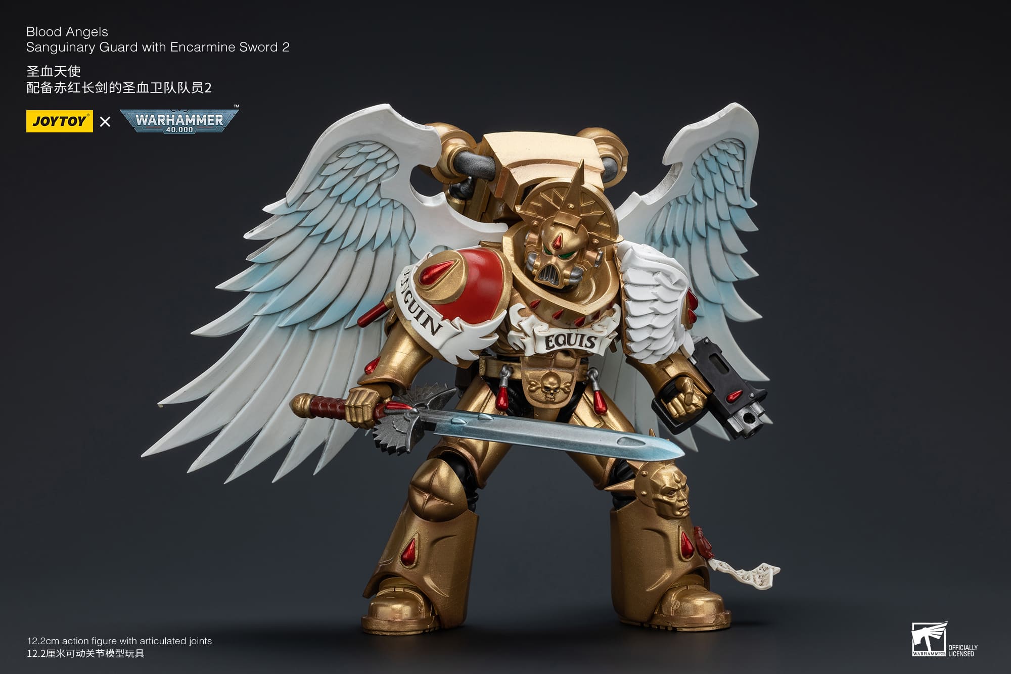 Joytoy: Blood Angels Sanguinary Guard with Encarmine Sword 2