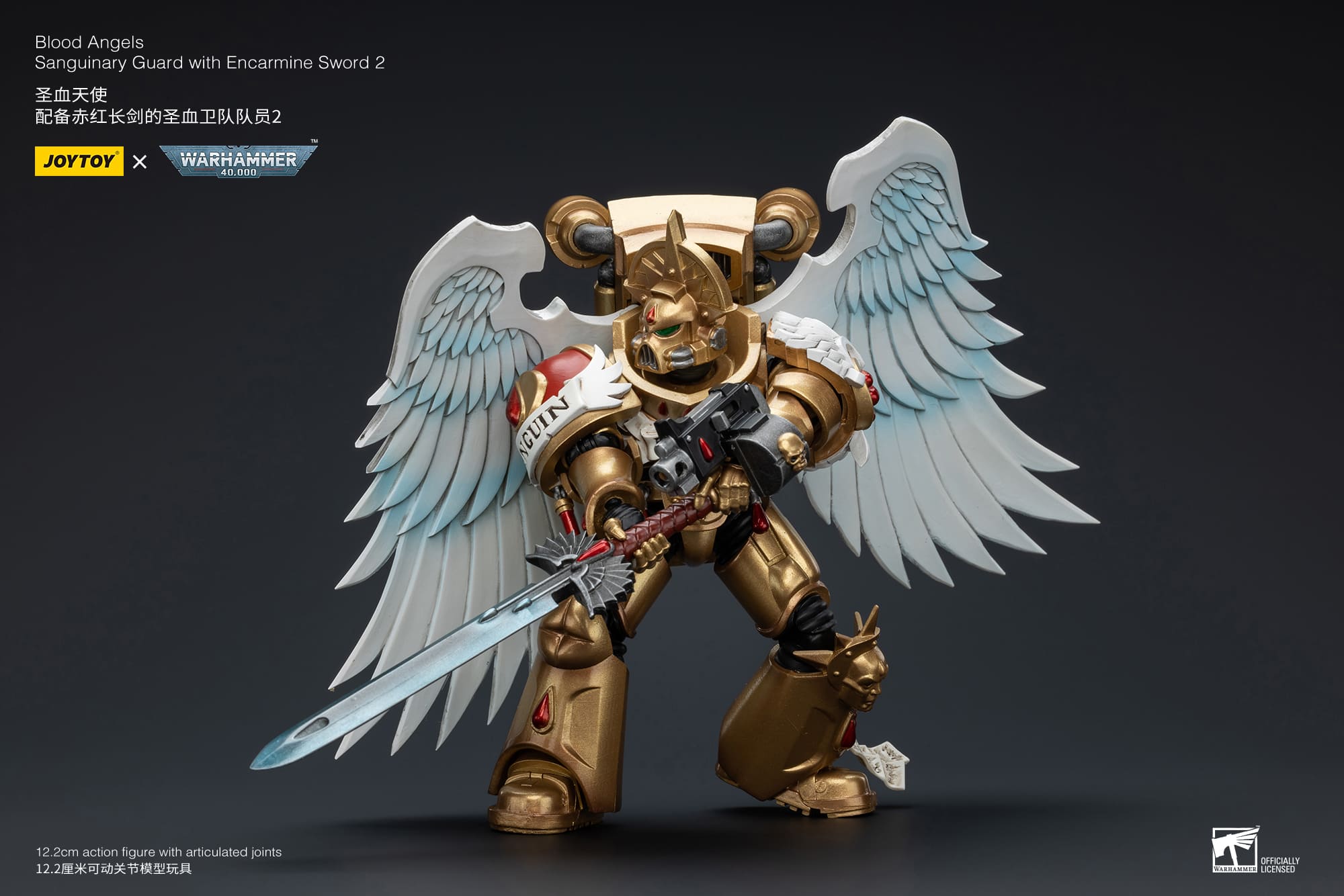 Joytoy: Blood Angels Sanguinary Guard with Encarmine Sword 2