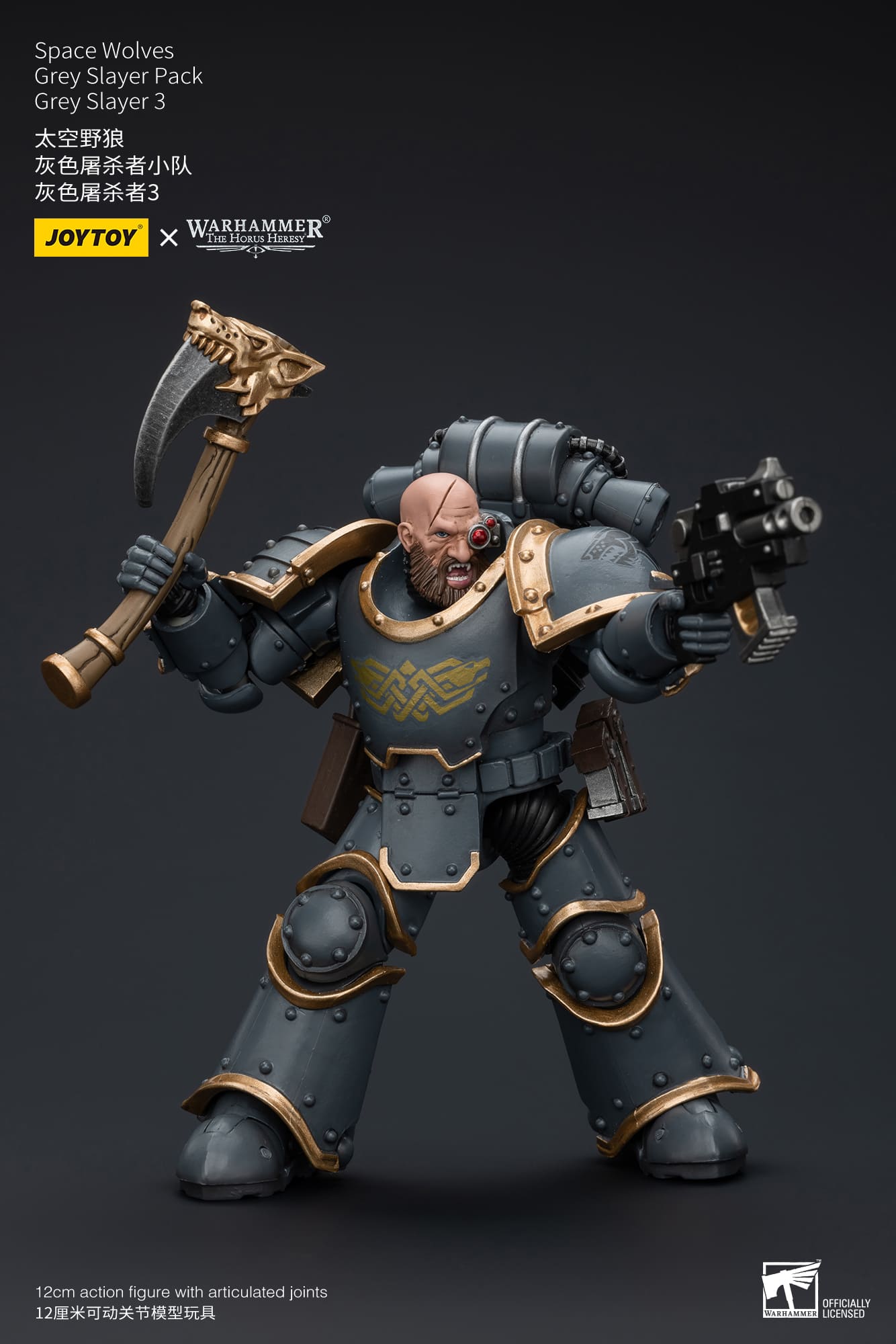 Joytoy: Space Wolves Grey Slayer Pack Grey Slayer 3