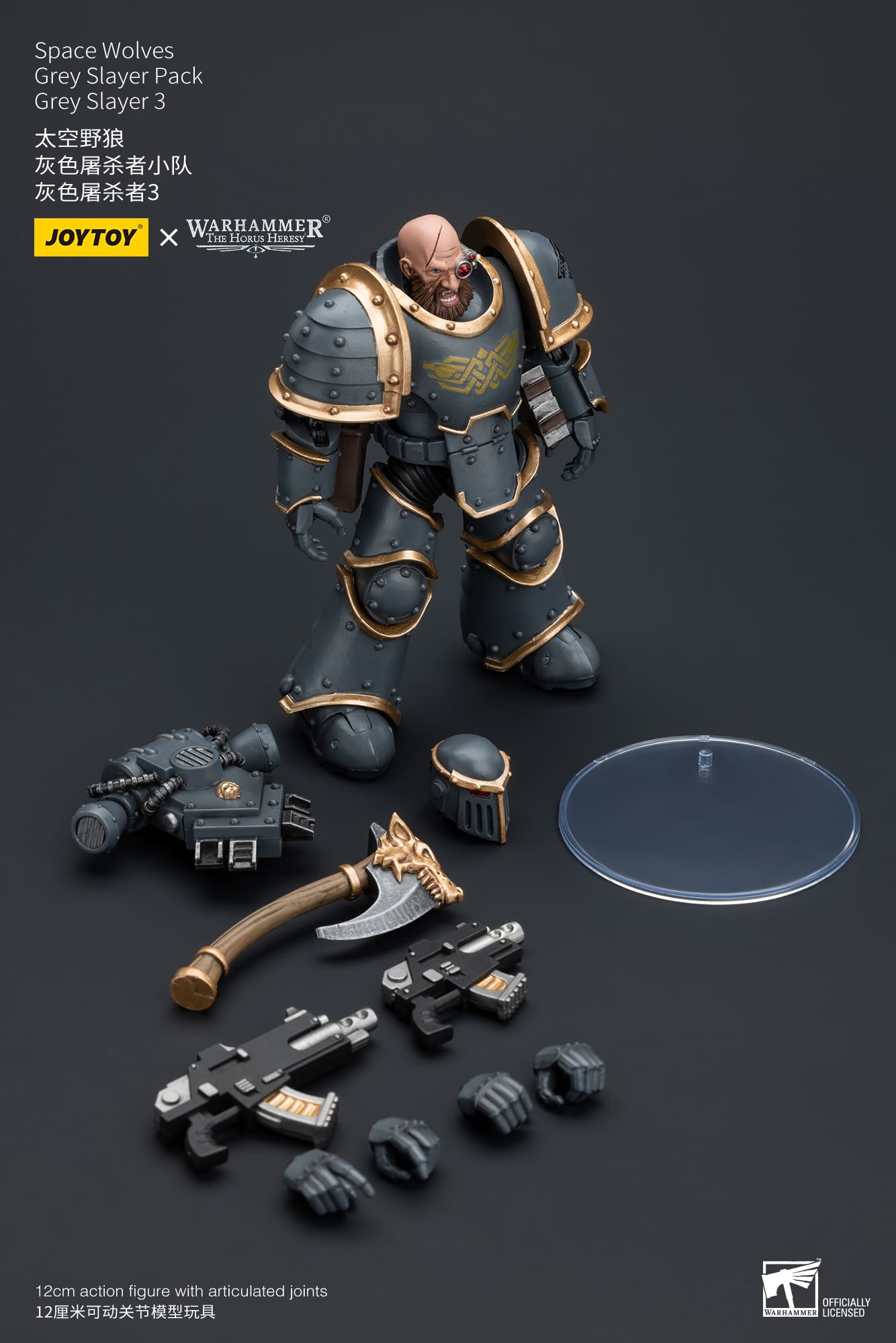 Joytoy: Space Wolves Grey Slayer Pack Grey Slayer 3