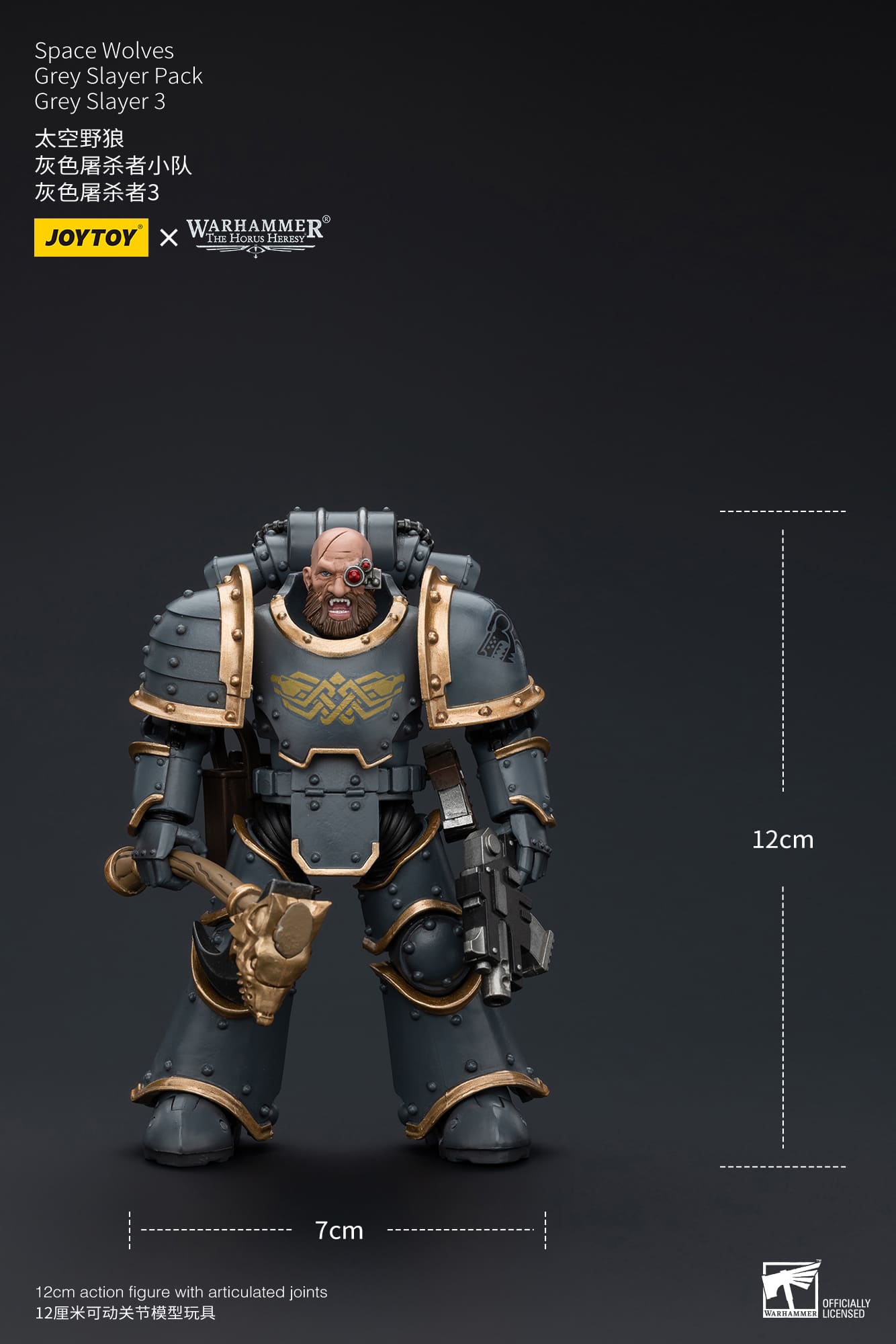 Joytoy: Space Wolves Grey Slayer Pack Grey Slayer 3