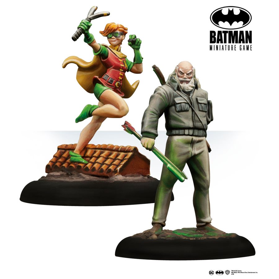 Batman Miniature Game: Oliver Queen& Carrie Kelly