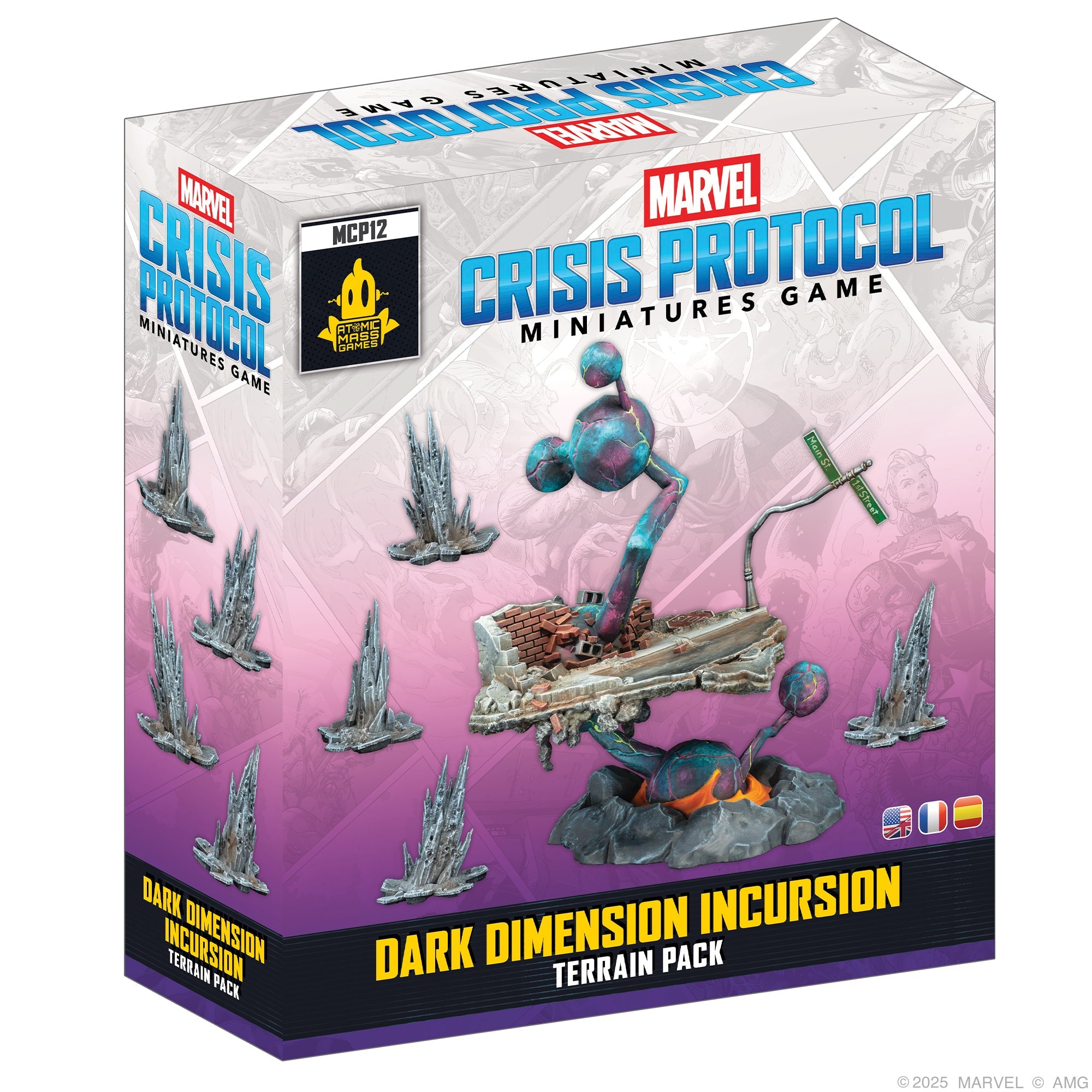 Marvel Crisis Protocol: Dark Dimension Incursion Terrain Pack