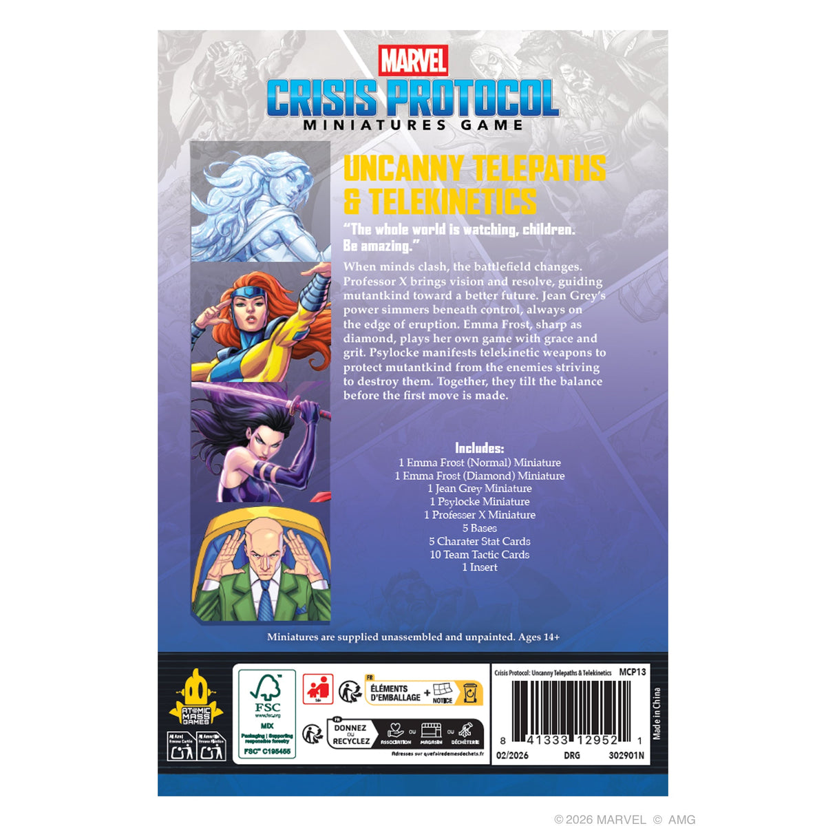 Marvel Crisis Protocol: Uncanny Telepaths & Telekinetics