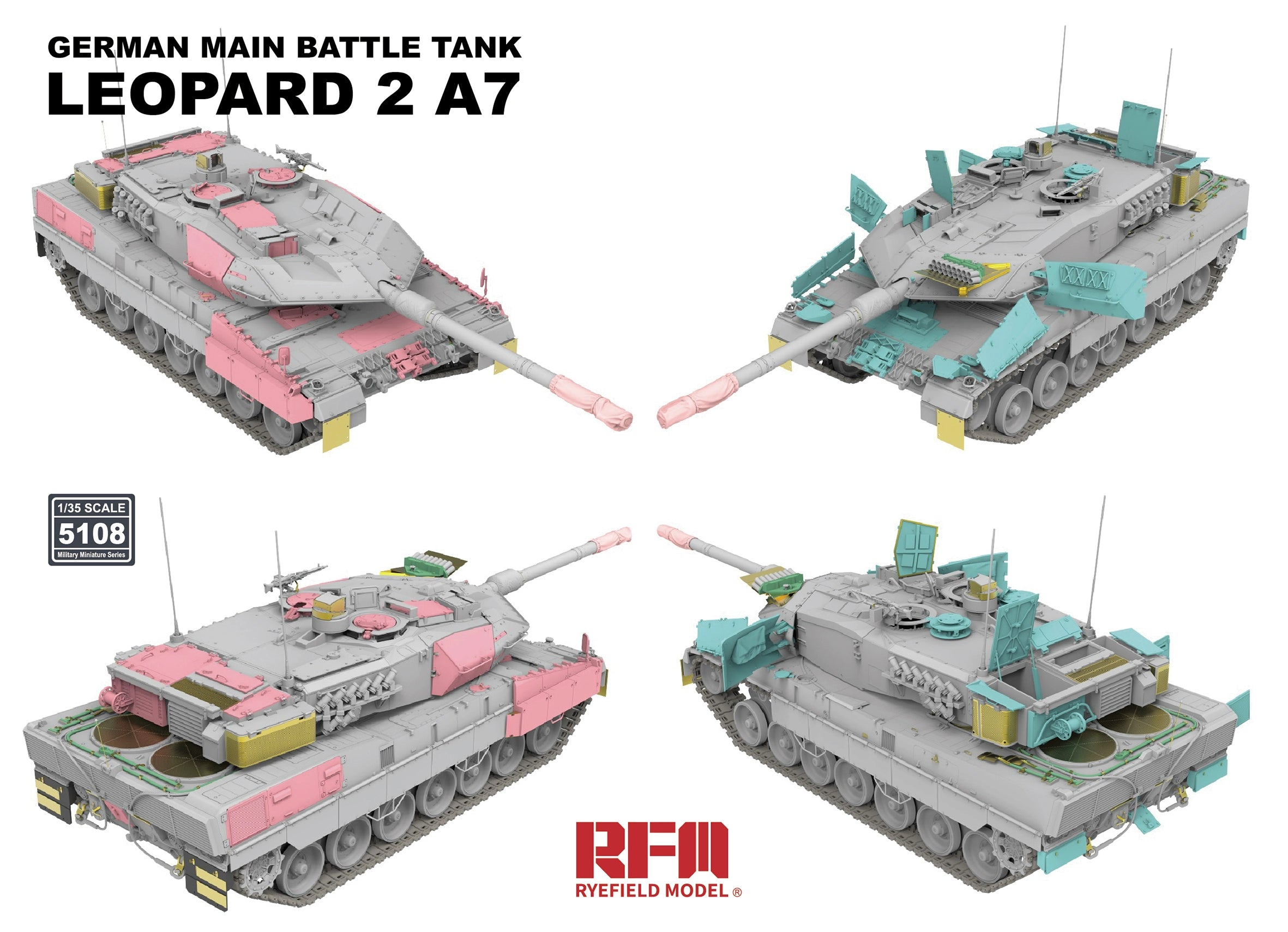 RFM: 1/35 German Main Battle Tank Leopard 2 A7