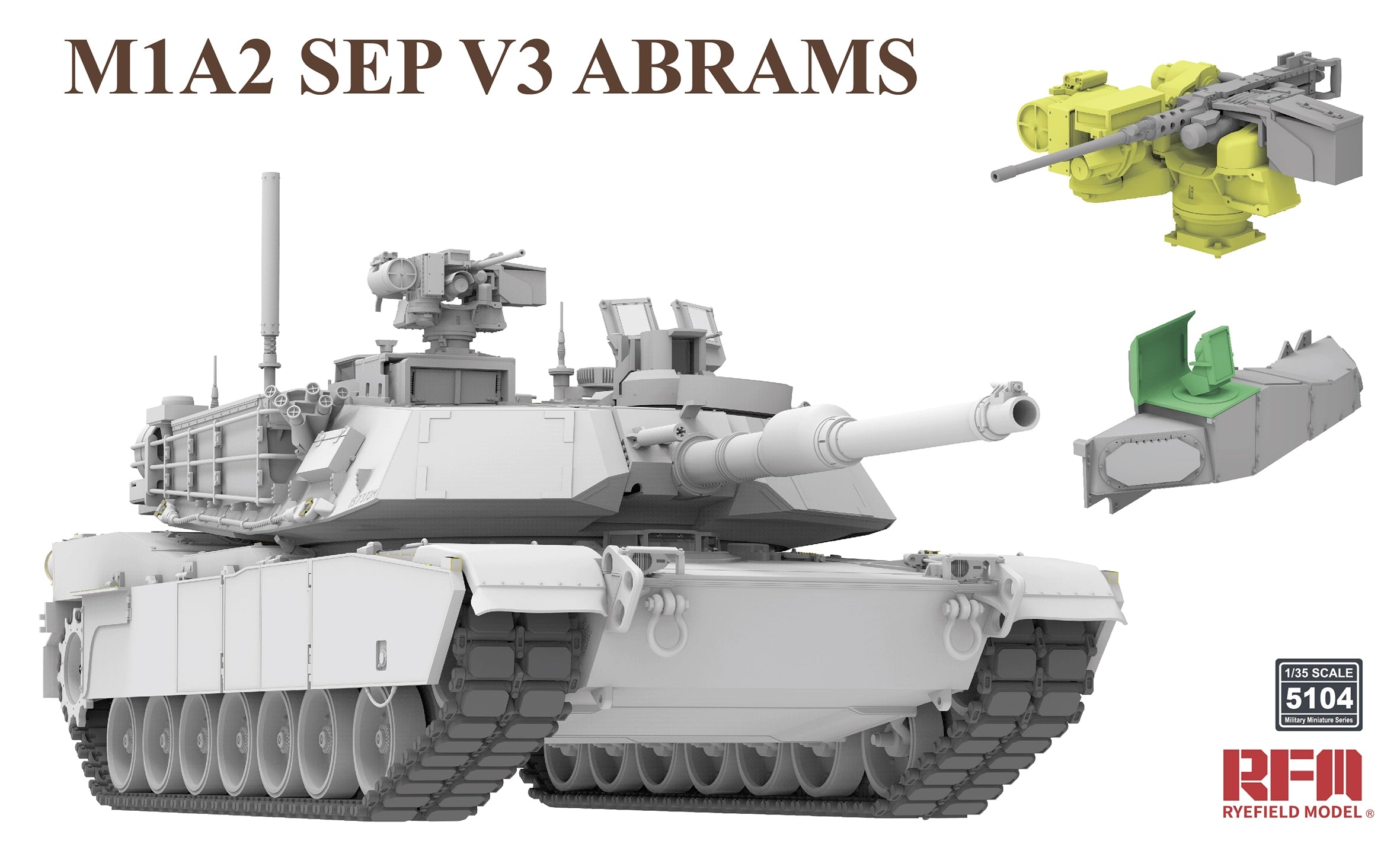 RFM: 1/35 M1A2 SEP V3 Abrams Main Battle Tank