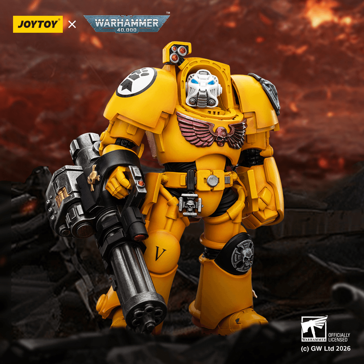 Joytoy: Imperial Fists Terminator 3 with Power Fist and Assault Cannon