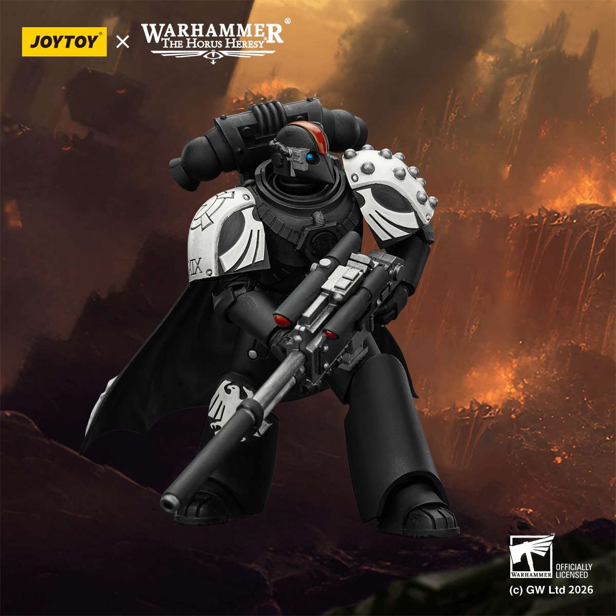 Joytoy: Raven Guard Mor Deythan Shade with Nemesis Bolt Rifle