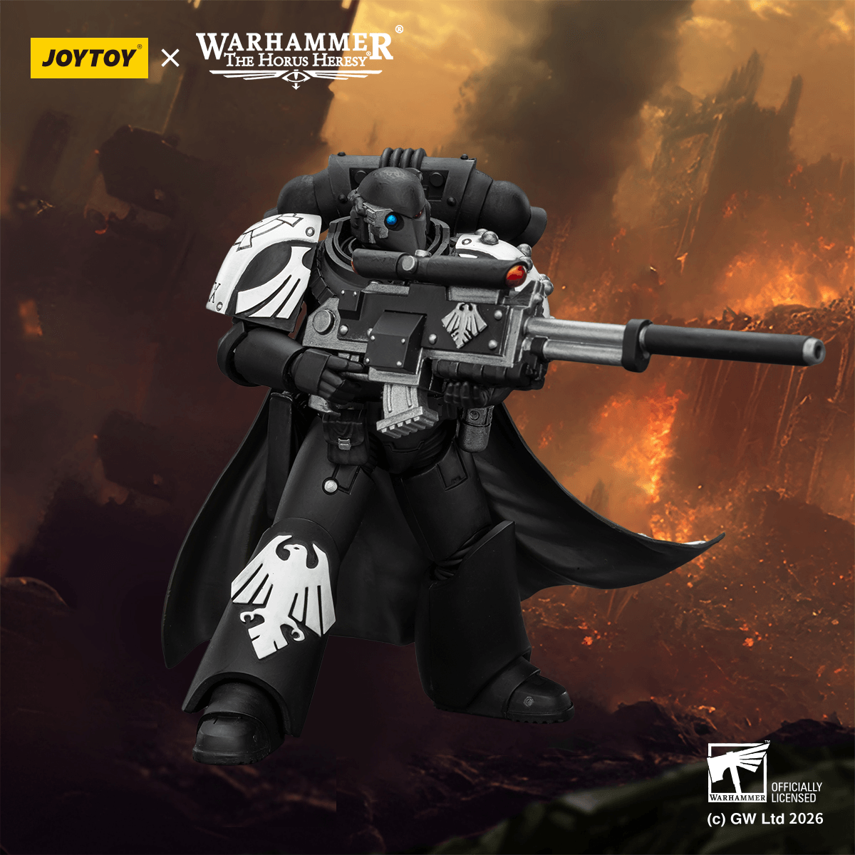 Joytoy: Raven Guard Mor Deythan with Nemesis Bolt Rifle
