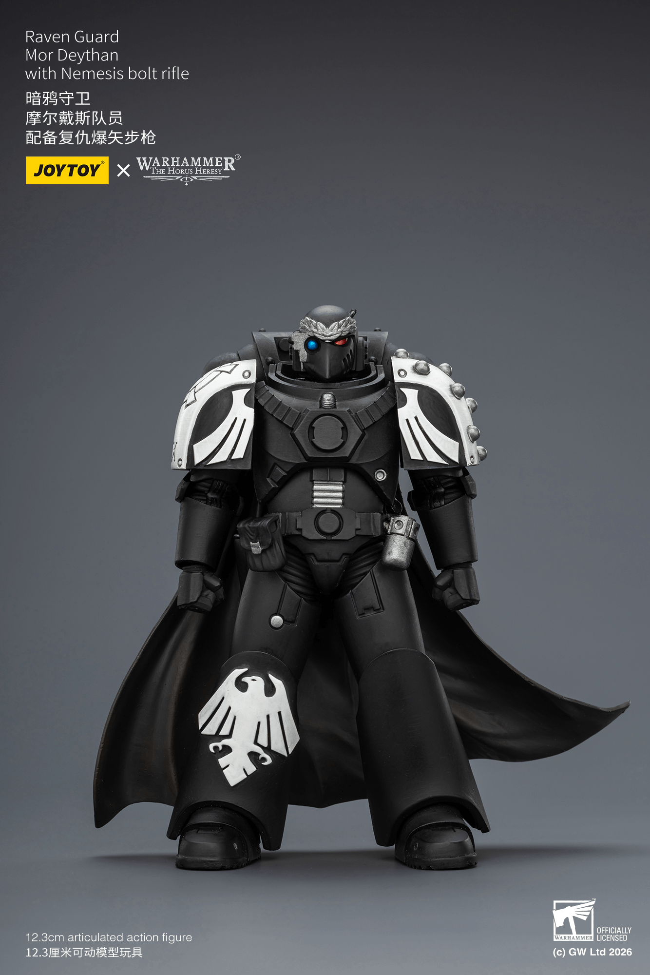 Joytoy: Raven Guard Mor Deythan with Nemesis Bolt Rifle