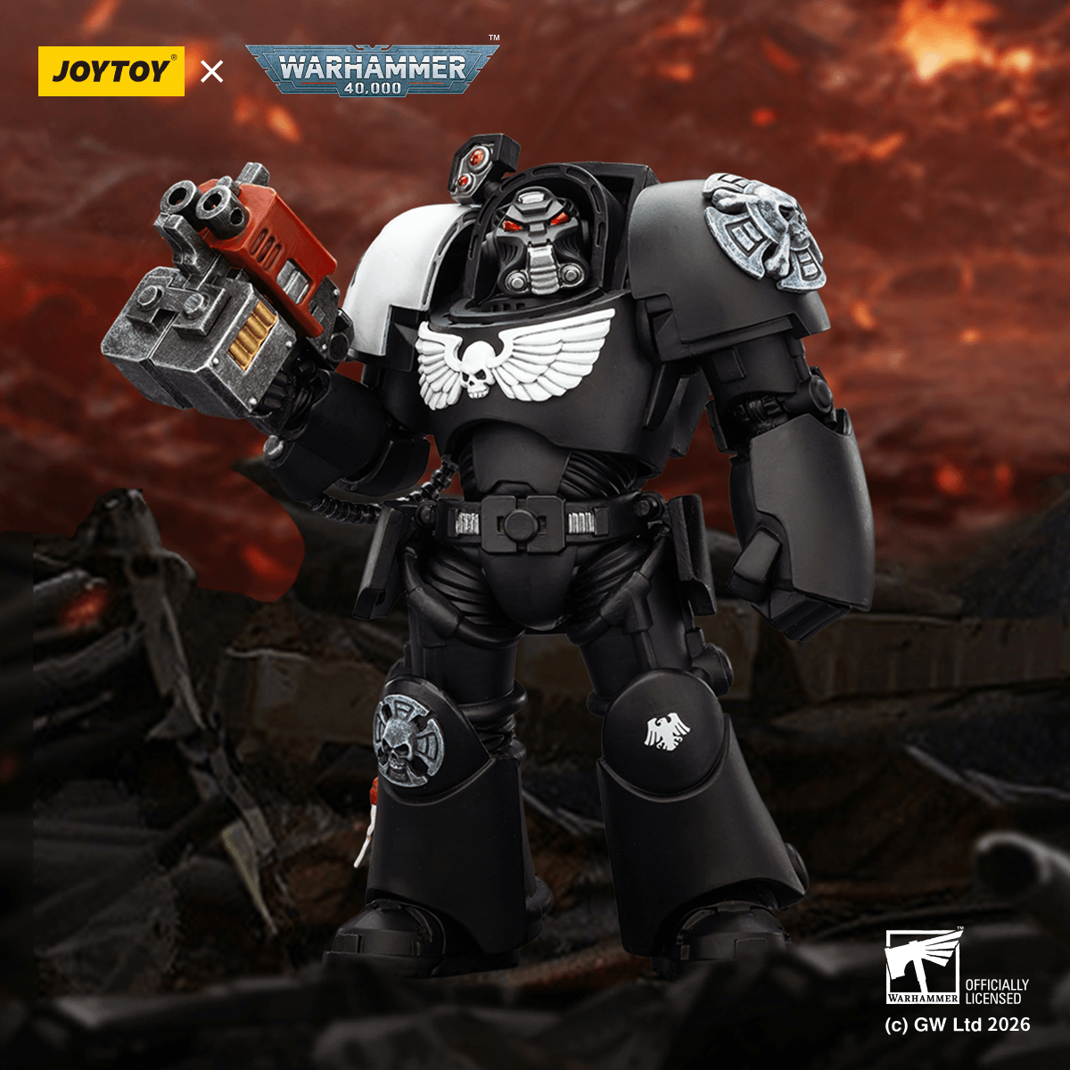 Joytoy: Raven Guard Terminator 2 with Power Fist and Storm Bolter