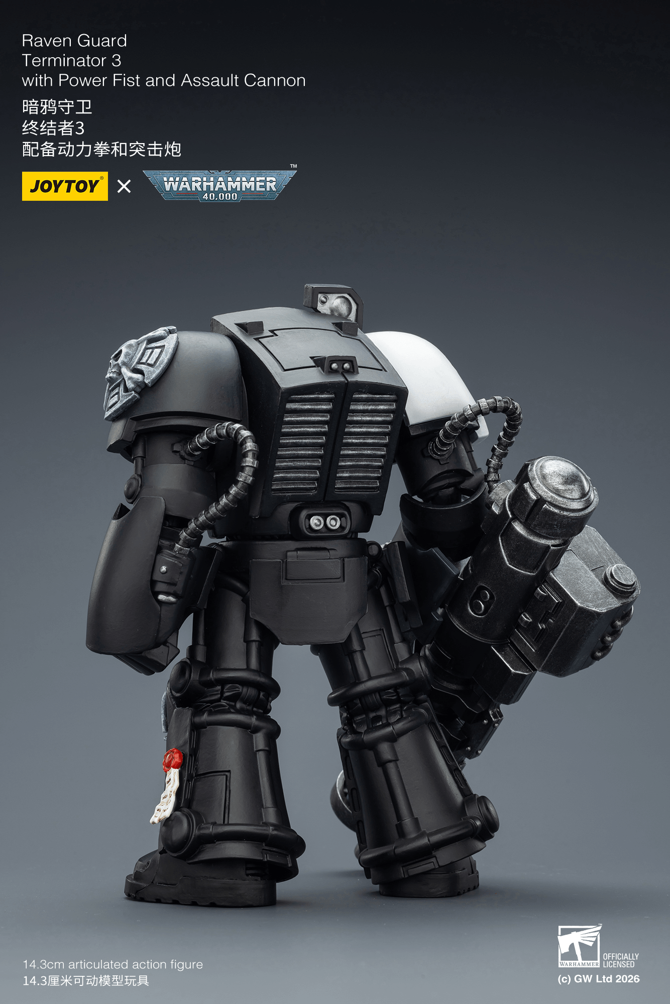 Joytoy: Raven Guard Terminator 3 with Power Fist and Assault Cannon
