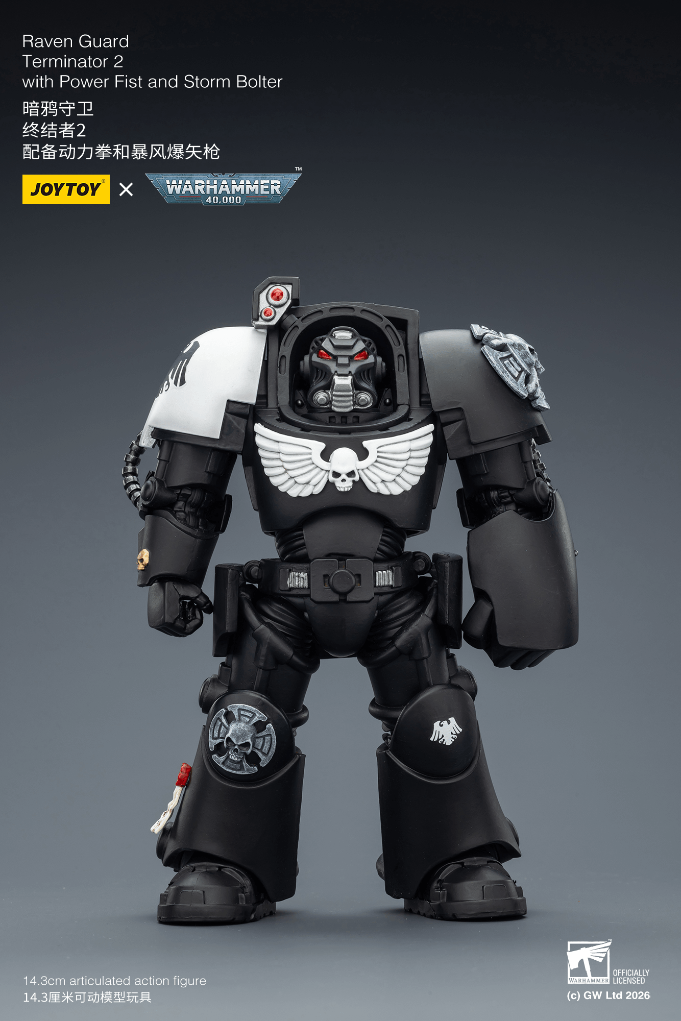 Joytoy: Raven Guard Terminator 2 with Power Fist and Storm Bolter