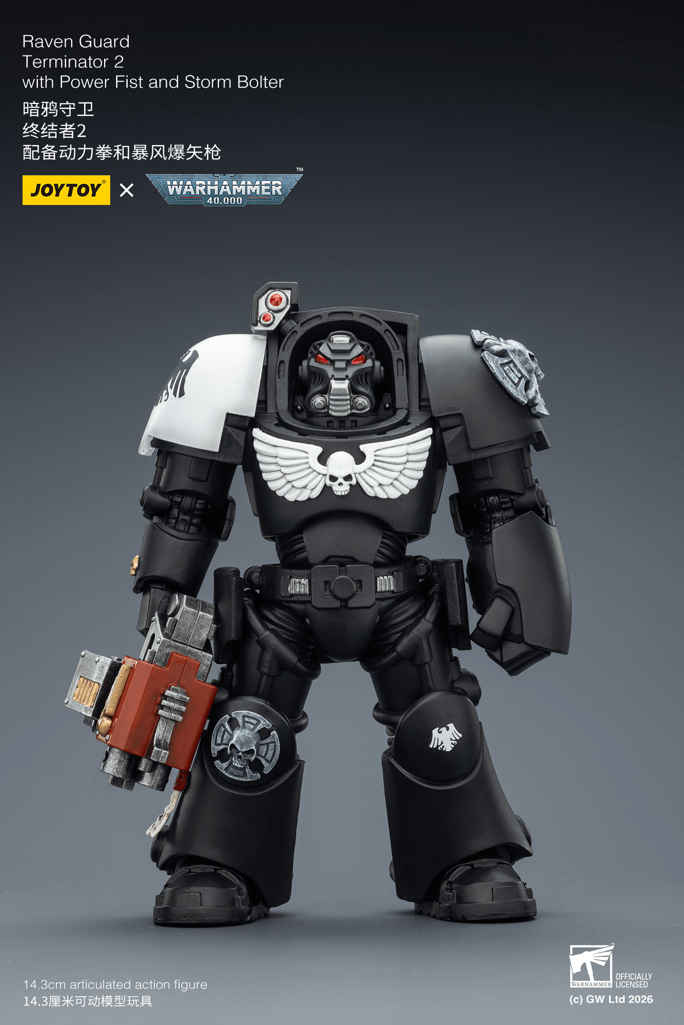 Joytoy: Raven Guard Terminator 2 with Power Fist and Storm Bolter
