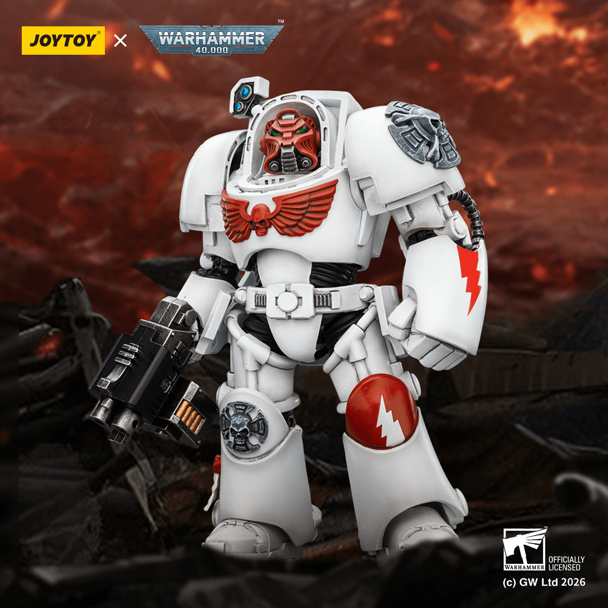 Joytoy: White Scars Terminator 2 with Power Fist and Storm Bolter