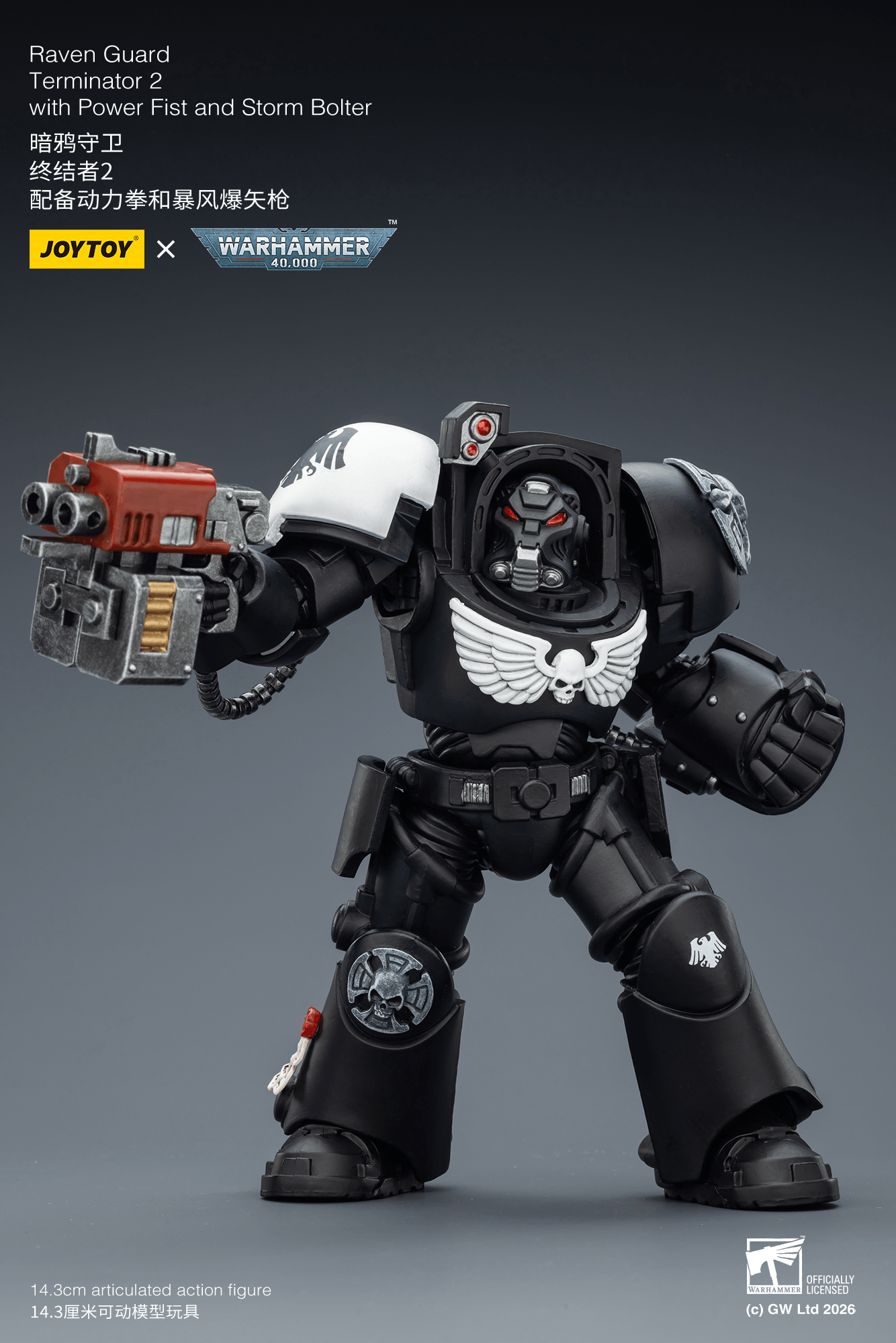 Joytoy: Raven Guard Terminator 2 with Power Fist and Storm Bolter