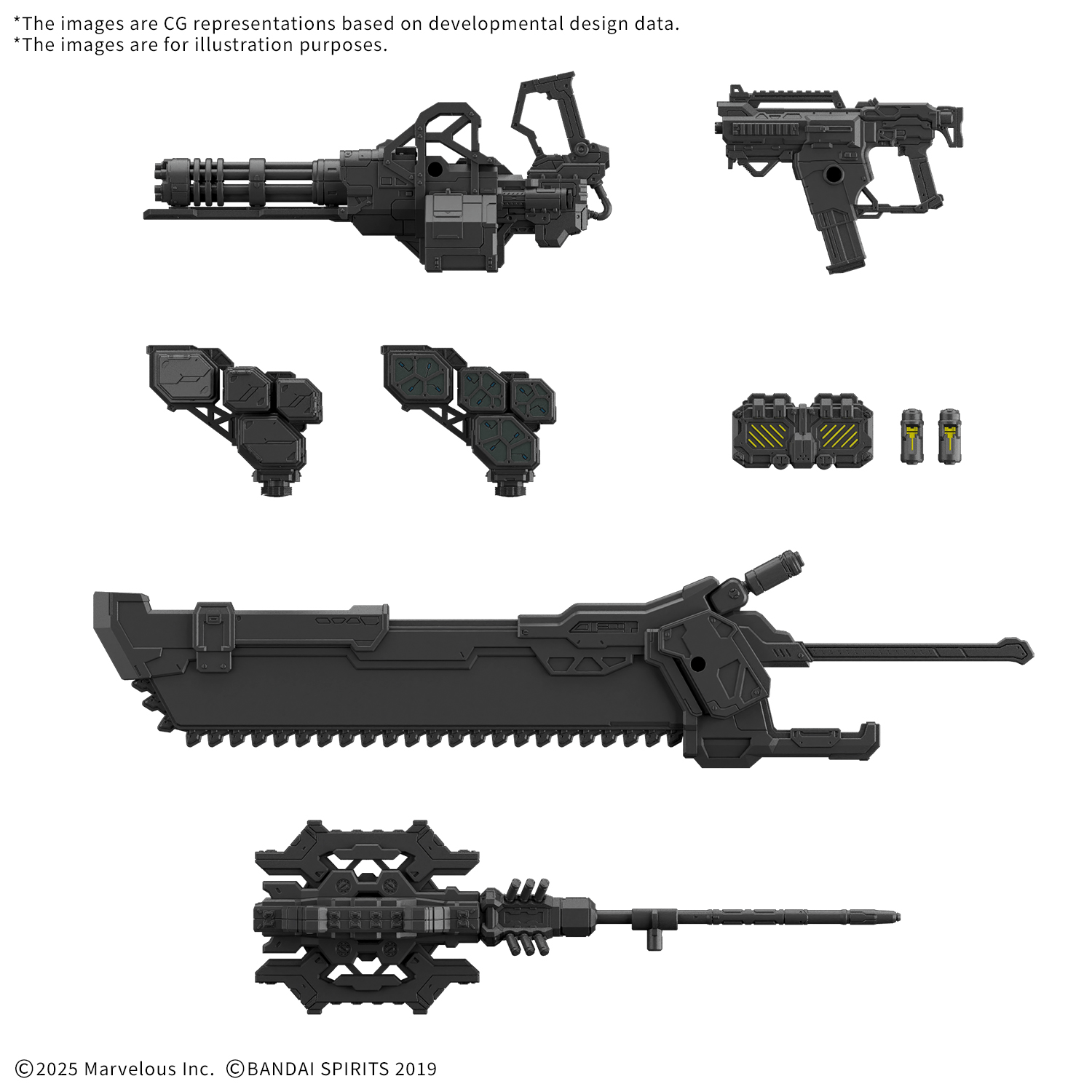 30MM Option Parts Set Daemon X Machina TS Weapon Set 01 [Q4 2026]