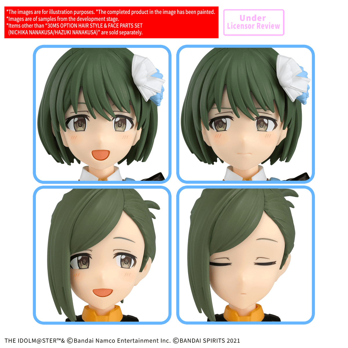 30MS Option Hair Style & Face Parts Set (Nichika Nanakusa/Hazuki Nanakusa) [April 2027]