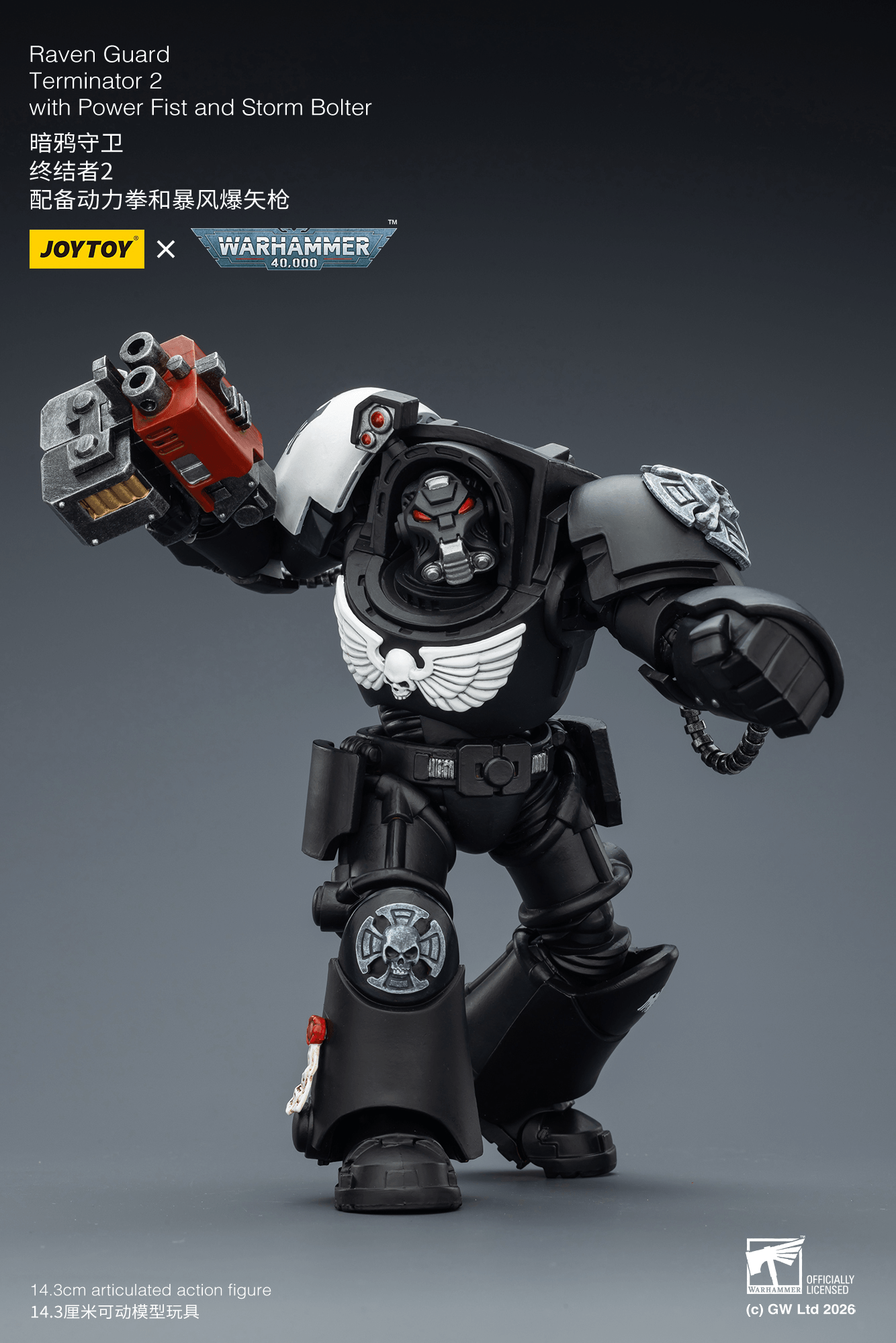 Joytoy: Raven Guard Terminator 2 with Power Fist and Storm Bolter